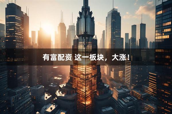 有富配资 这一板块，大涨！